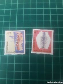Timbres: Enografia pesca artesanía pieles groelandia Dinamarca serie completa nuevo yvert 330/1 2000